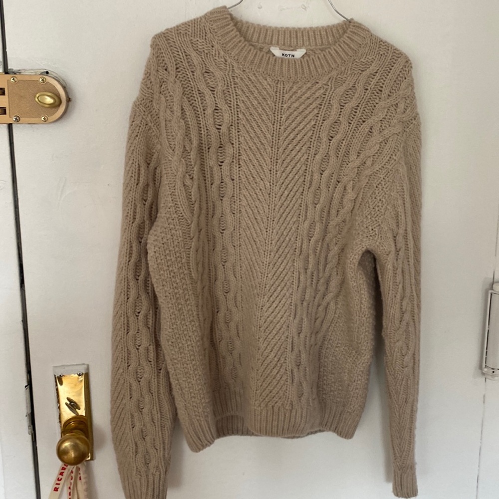 KOTN fisherman sweater worn once